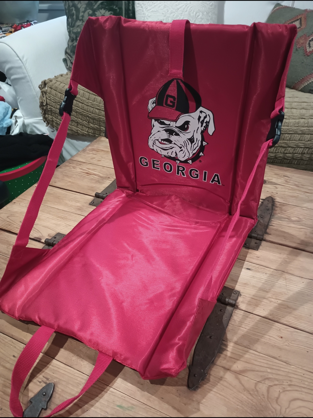 Logo Athletic Georgia Bulldogs Stadium Seat Cushion GO DAWGS! Collegiate